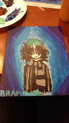Teal roots Gerard painting