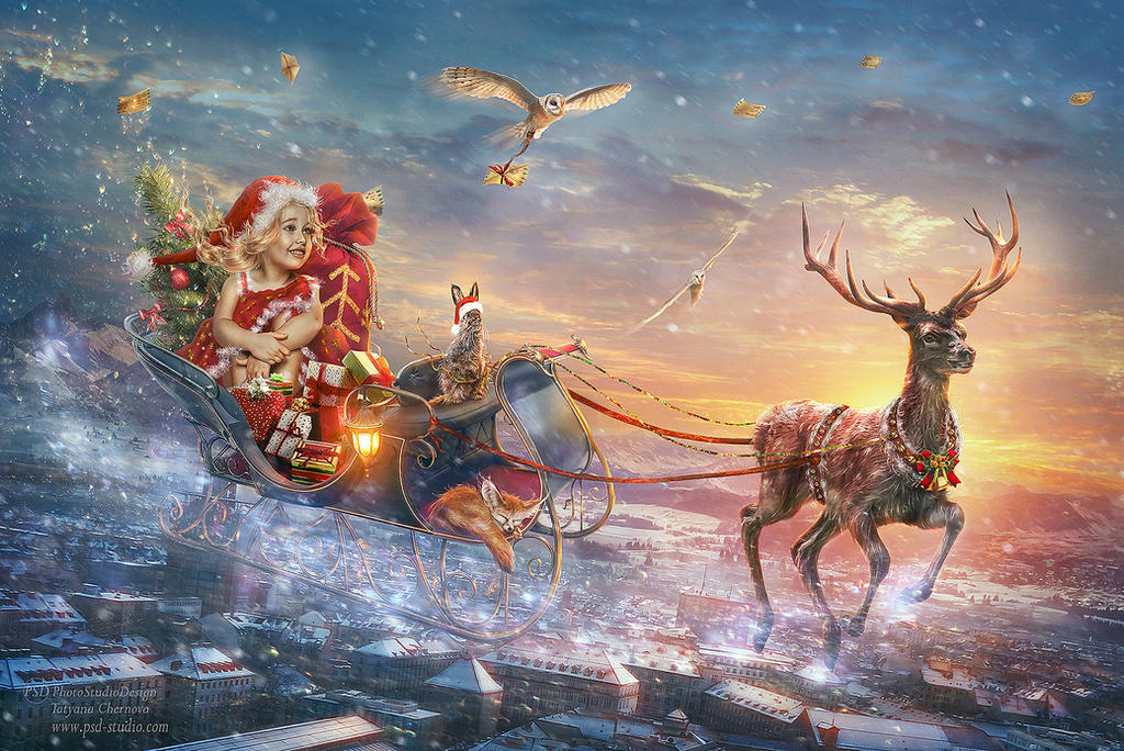 Little assistant to Santa by TatyanaChe Little assistant to Santa by TatyanaChe