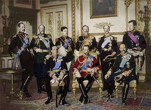 Nine Monarchs 1910 Coloured