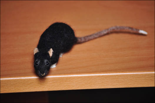 Needlefelted Rat - Brackle