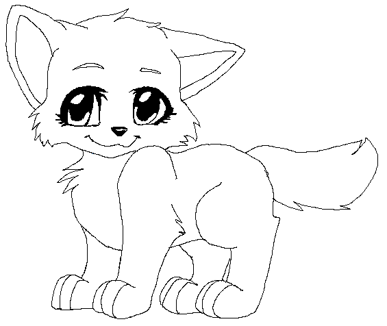 Free Kitten Line Art by deliclous