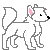 Free animated wolf icon
