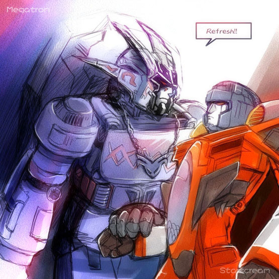 Megatron and Starscream