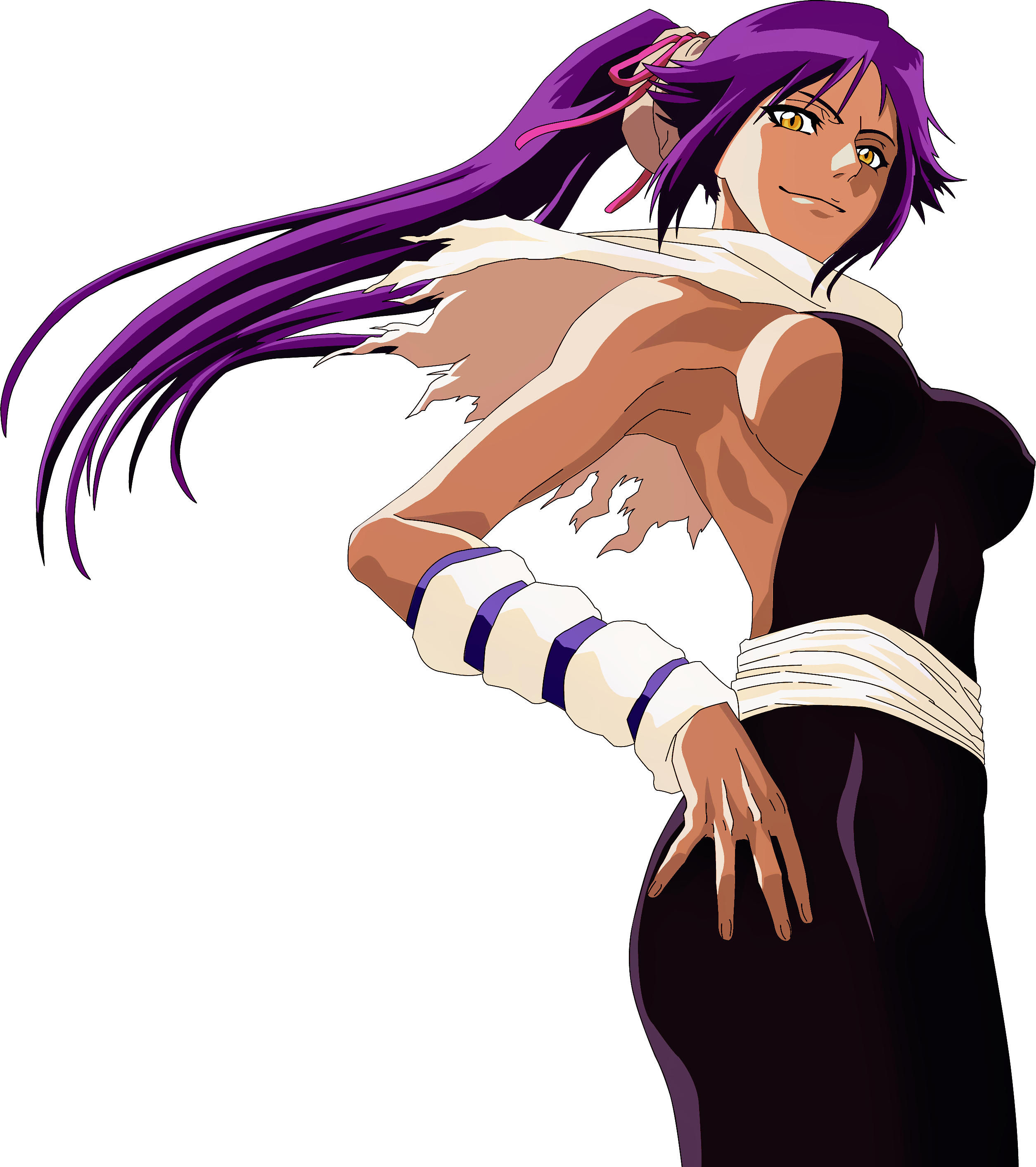 Shihouin Yoruichi Render By Mary Smire On Deviantart