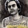 Ted Bundy and his car in ACEO size