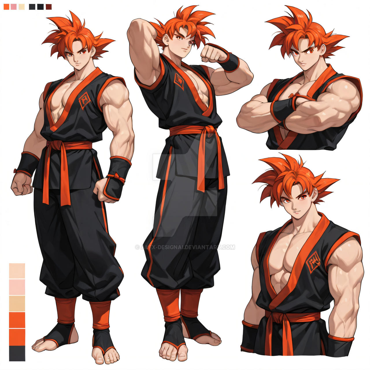 Character Build Reference Character Design Reference Sheet by Alex-DesignAI on DeviantArt