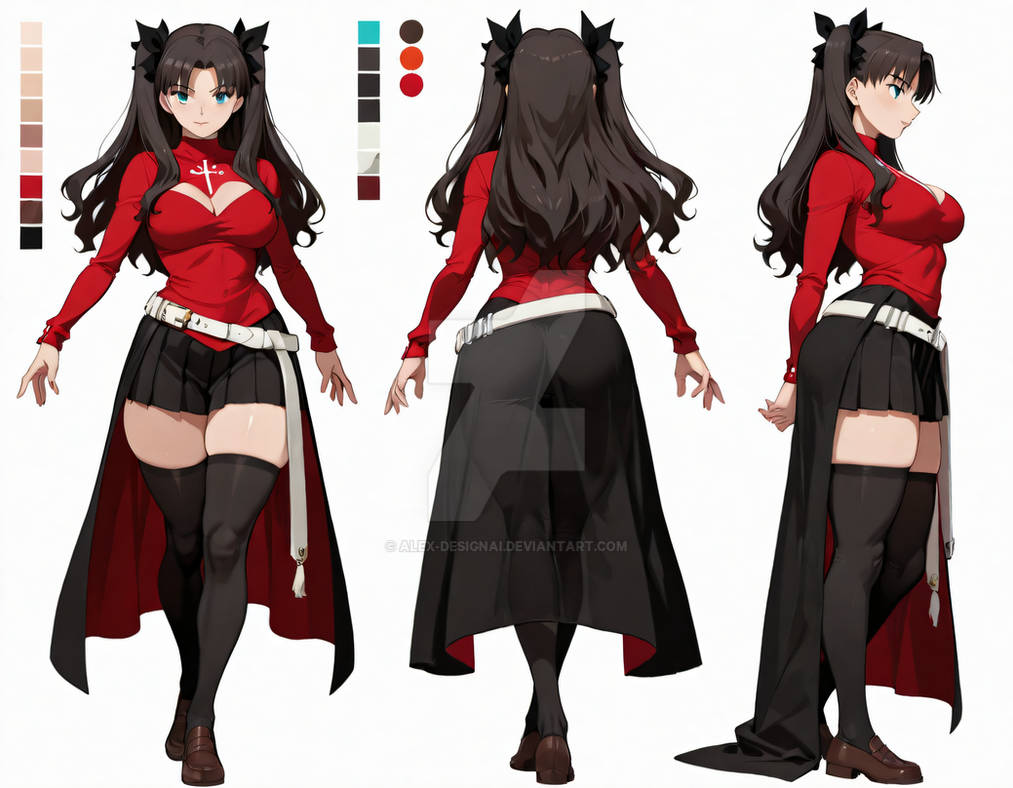 Deviantart Character Character Design Reference Sheet by Alex-DesignAI on DeviantArt