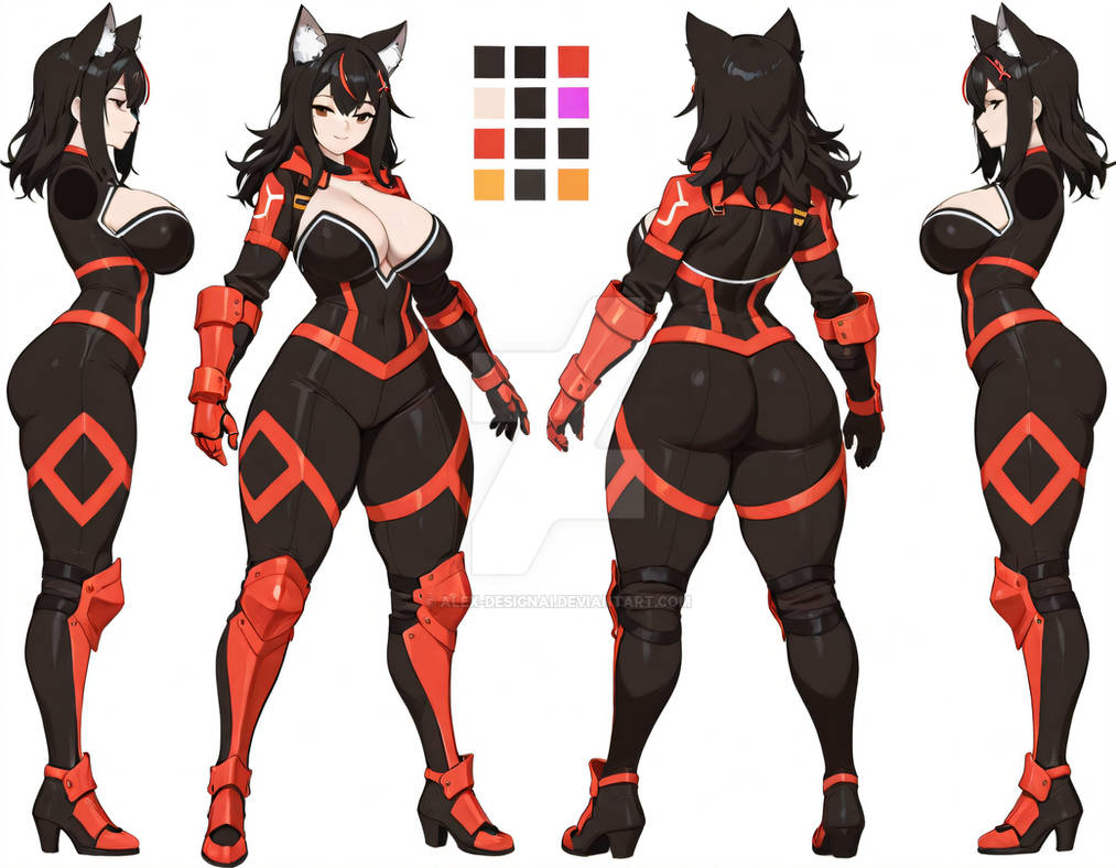Deviantart Character Character Design Reference Sheet by Alex-DesignAI on DeviantArt