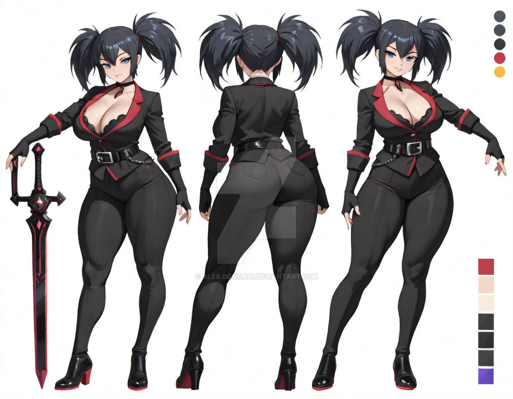 Characte R Design OPEN Adopt , Character Design, characterconcept by Alex-DesignAI on ...