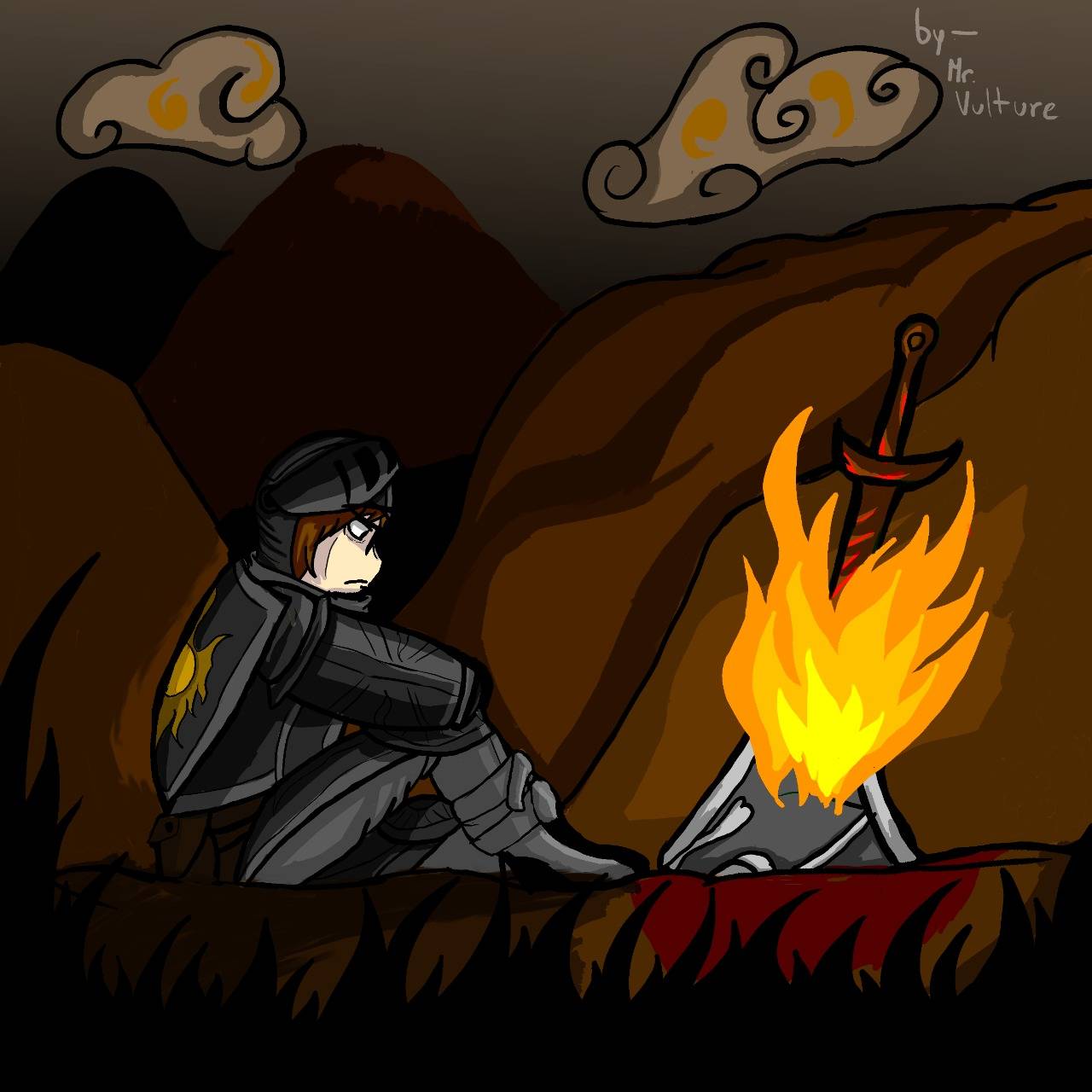 Bonfire Lit