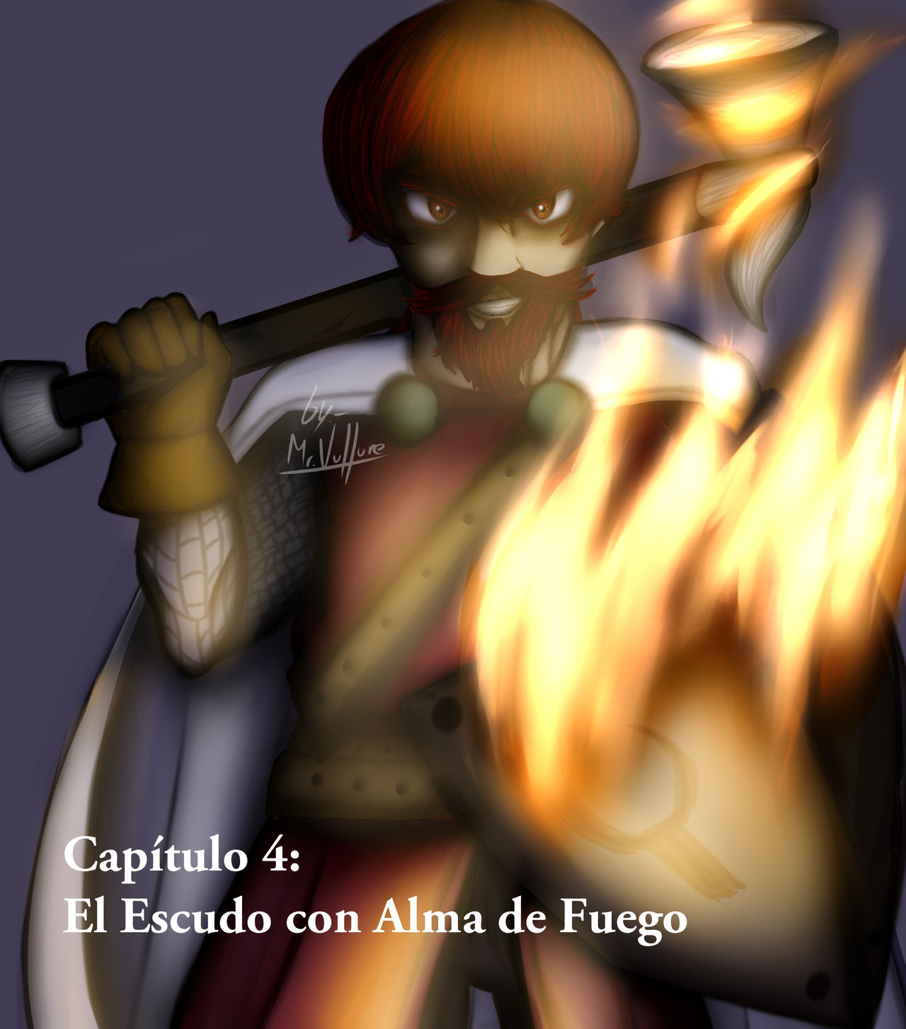 Flavio El Escudo con Alma de Fuego