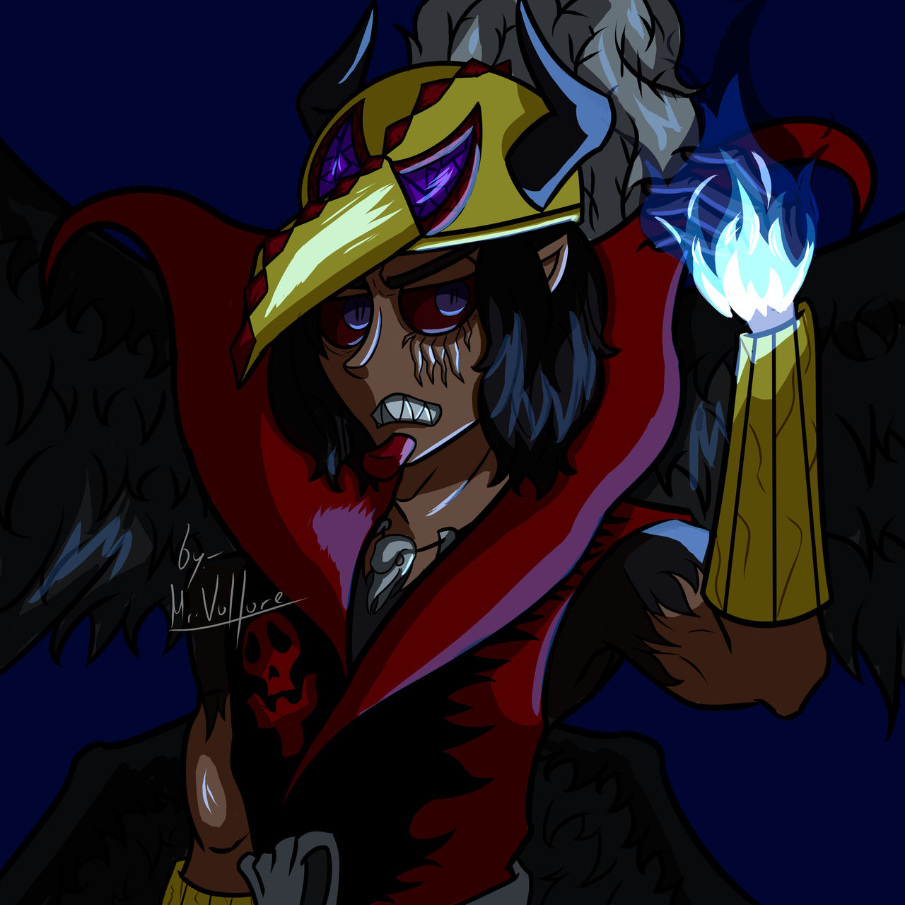 Old vulture toon