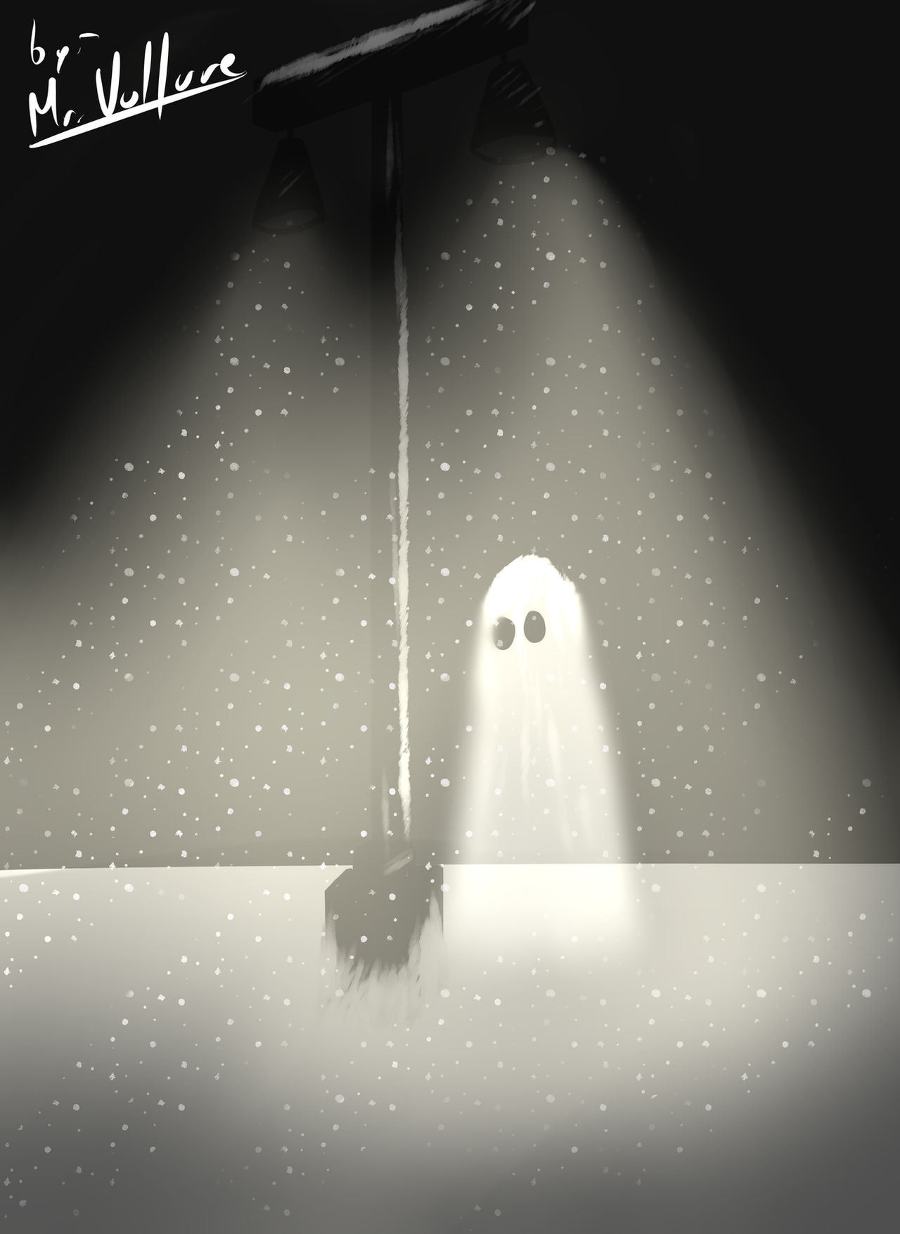 A soul in a road