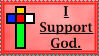 Support God Stamp by Cleoni