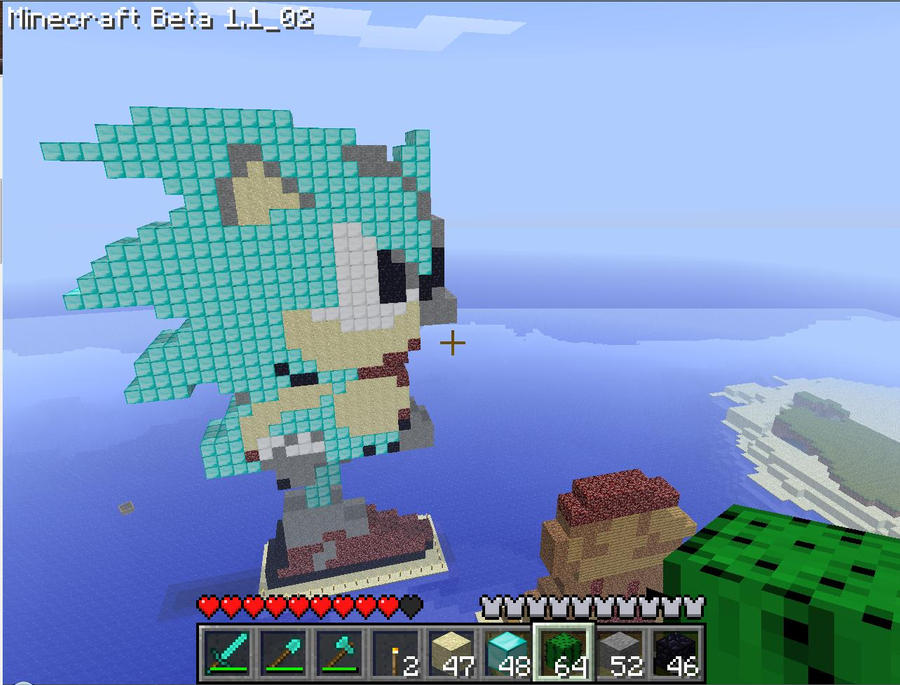 Minecraft Sonic By Skardash On DeviantArt