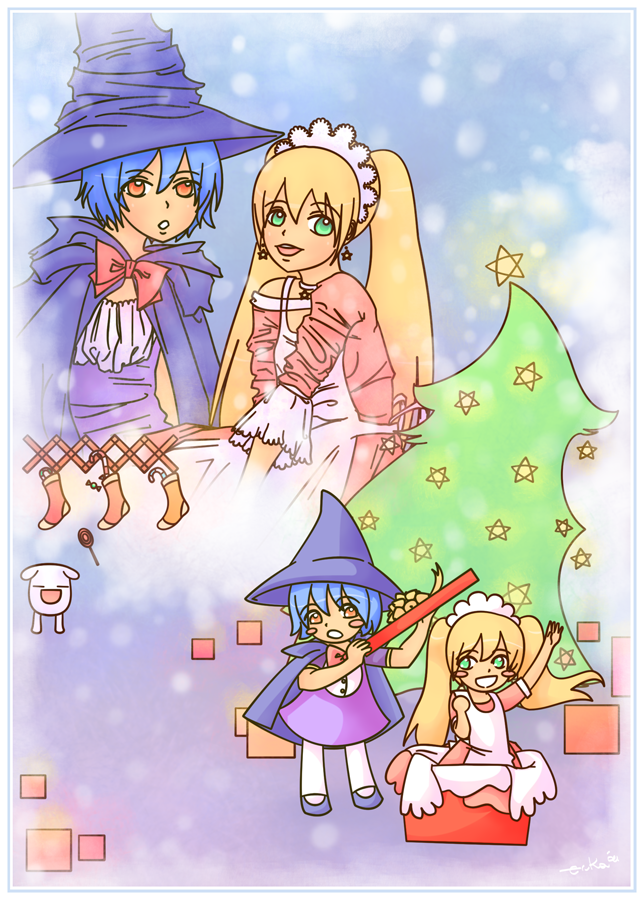 Konni and Chiwa Xmas-v