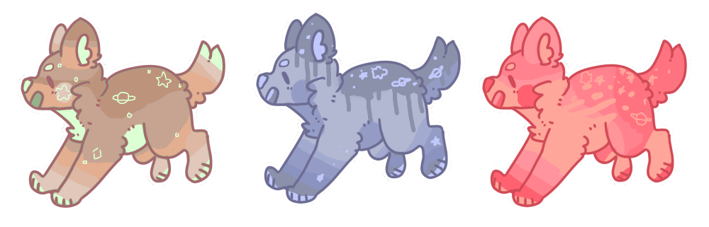 CLOSED space dog adopts!!