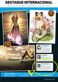 Featured in photoshop creative uk magazine