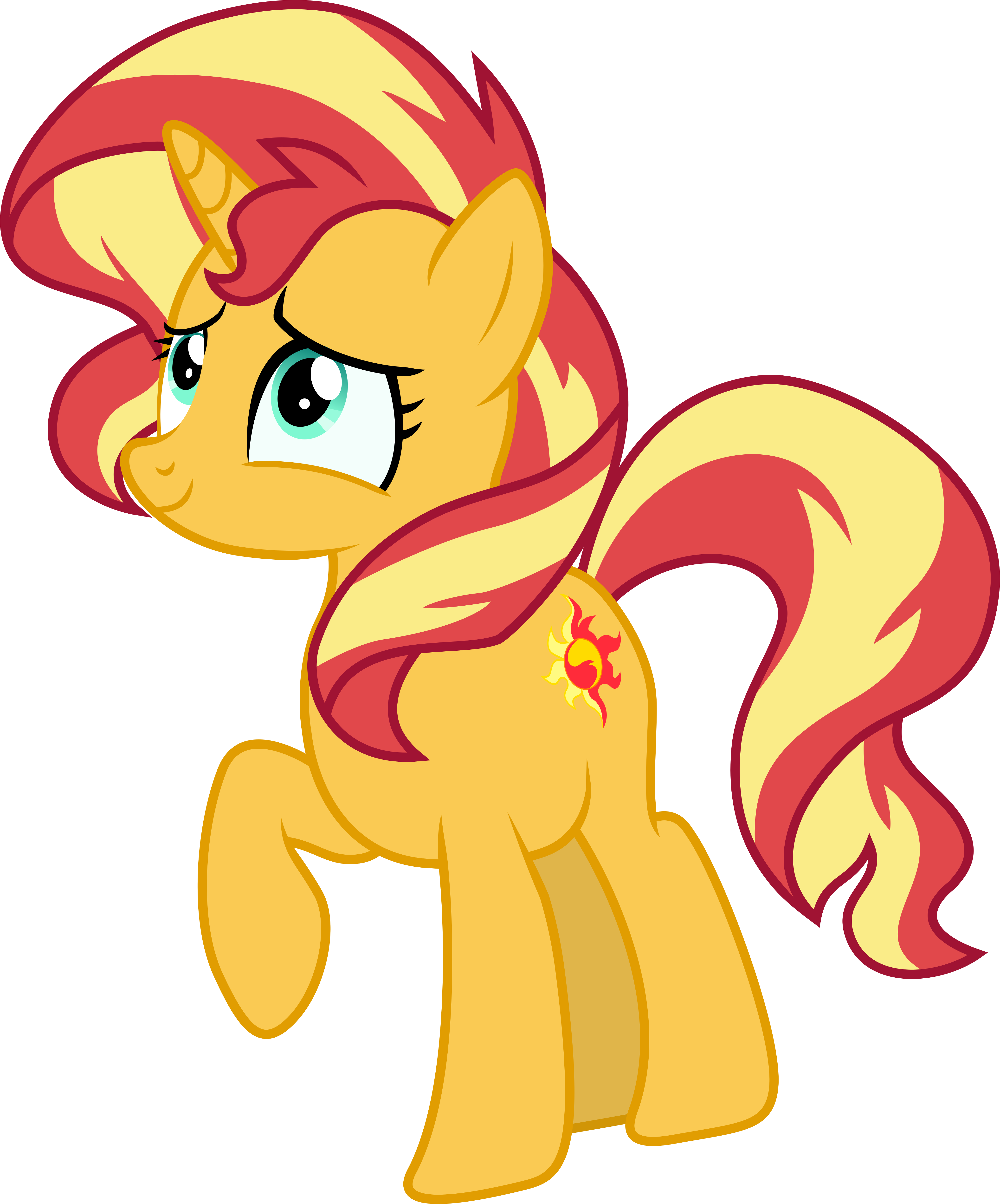 Mlp Sunset Shimmer Vector