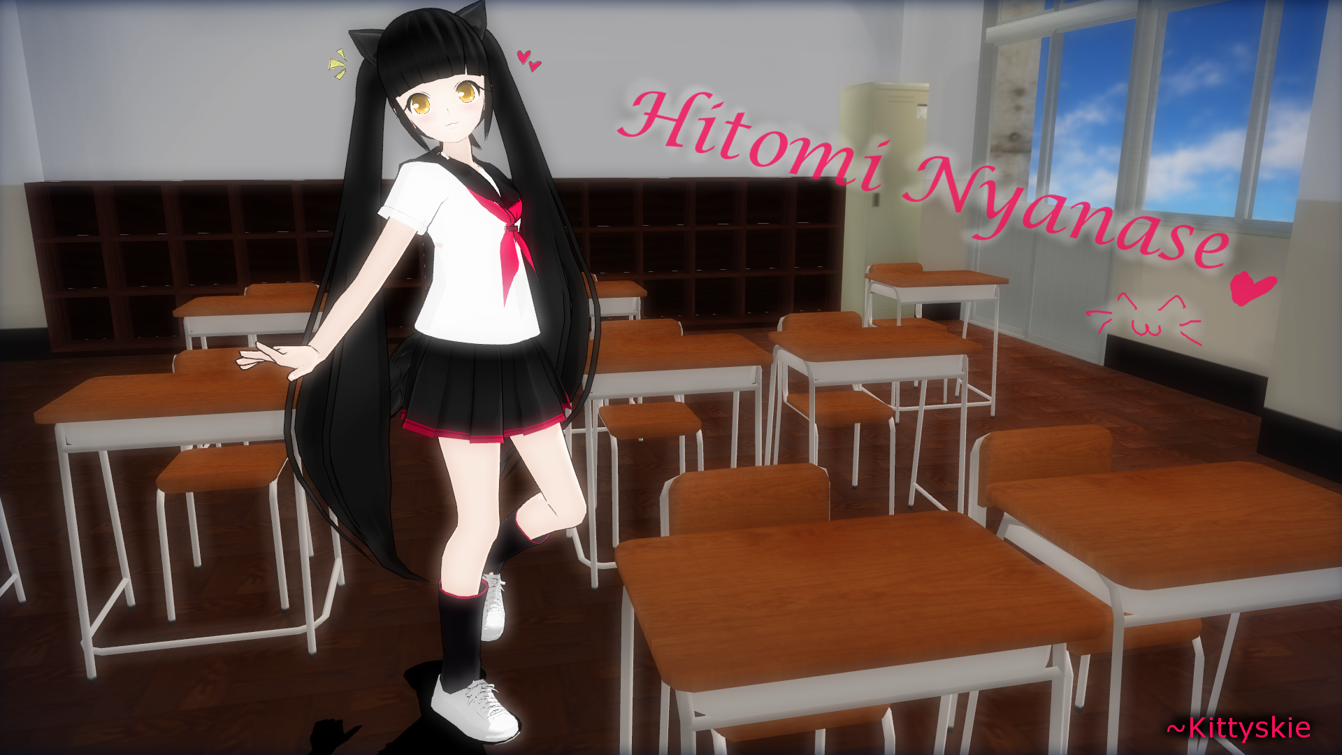 MMDNewcomer LAT Hitomi Nyanase