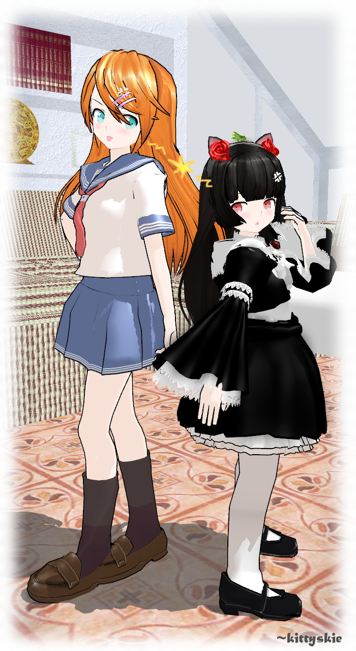 MMD - Kirino and Kuroneko