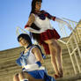 Fire and Water - Sailor Mars and Mercury Cosplay