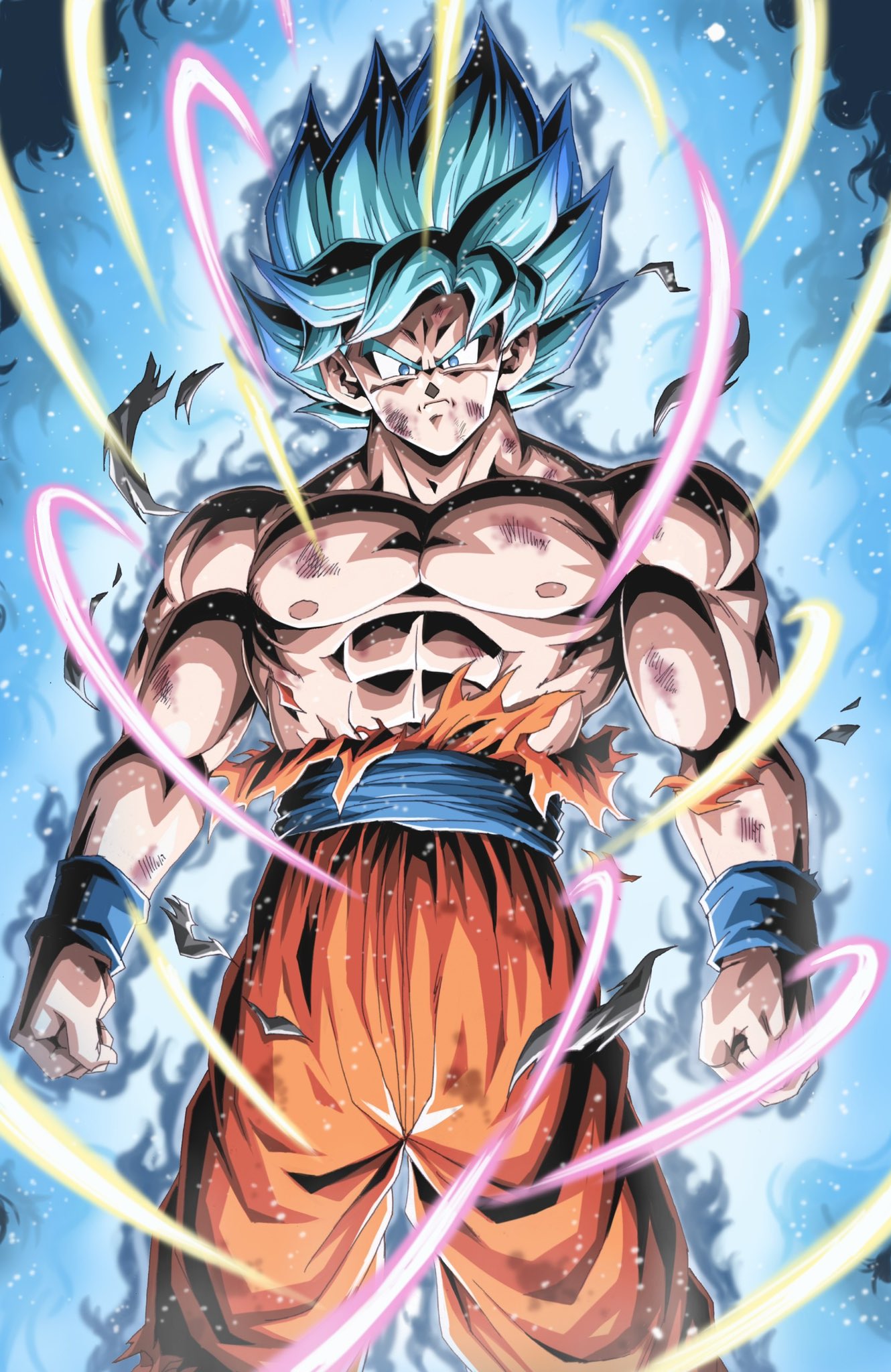 Goku Ssj Universal Blue by DBAF2020 on DeviantArt