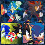 Sonic/Shadow collage