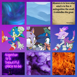 Sonic/Blaze aesthetic (REDO)