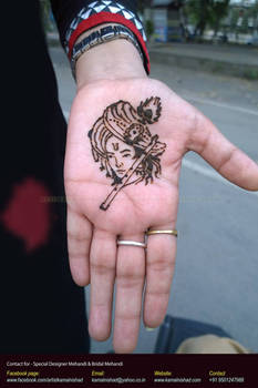 Bridal Mehandi 08_Heena Art by Artist Kamal Nishad