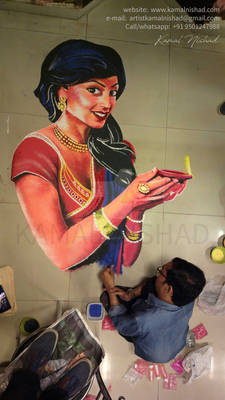 Rangoli Design for Diwali 2017 - by Kamal Nishad