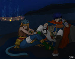 Fire emblem - Ranulf and Ike -