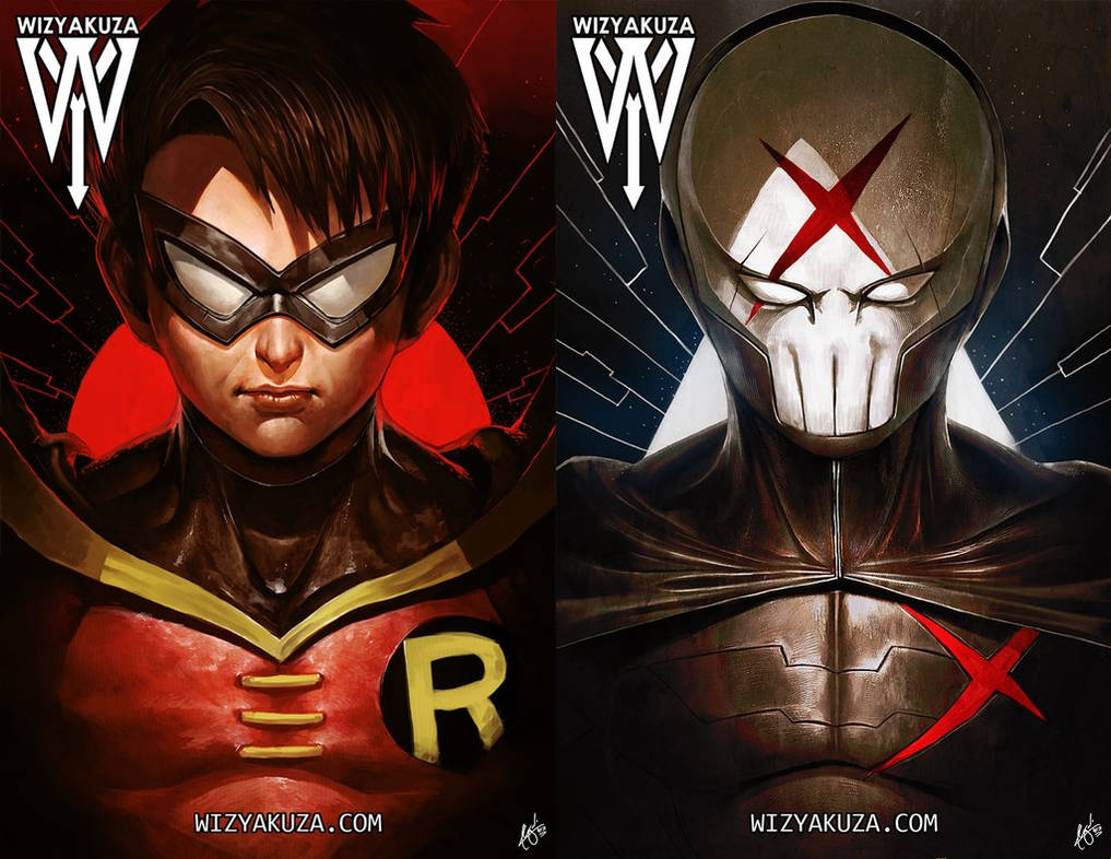 Robin and Red X by WizyakuzaGod56 on DeviantArt