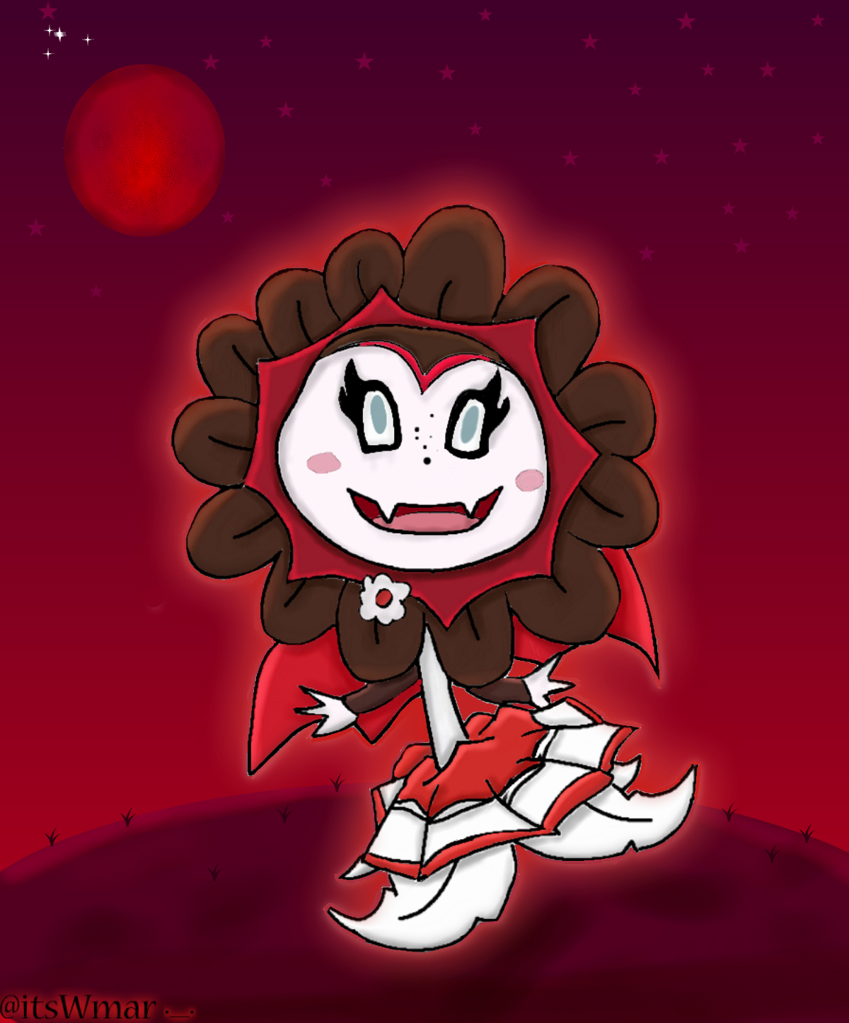 My first Vampire Flower by itsWmar on DeviantArt