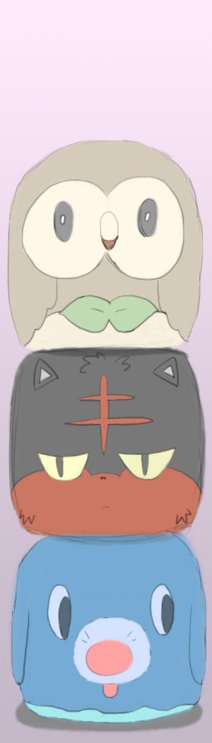 Pokemon Sumo Deviantart Pokemon SUMO starters! by seness on DeviantArt