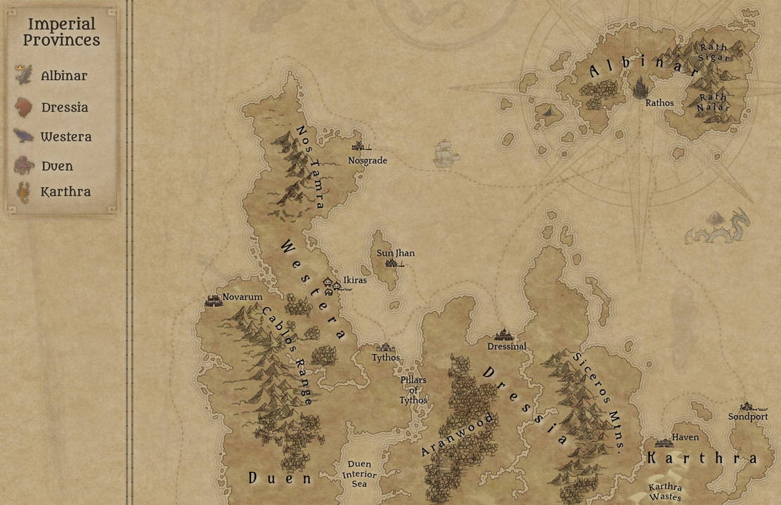 Parchment Map.pdf Parchment Style Map by RavenousFire on DeviantArt