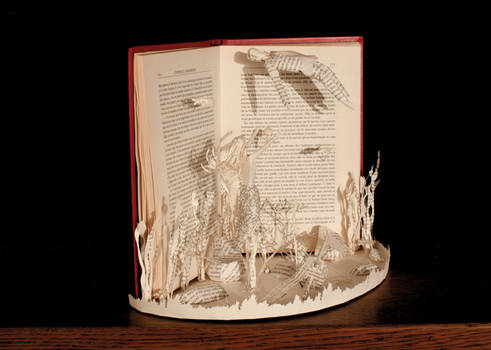 The Little Mermaid Book Sculpture 3