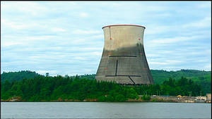 Trojan Nuclear Power Plant Cooling Tower Implosion