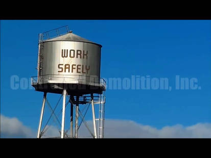 Hanford Site Water Tower Implosion