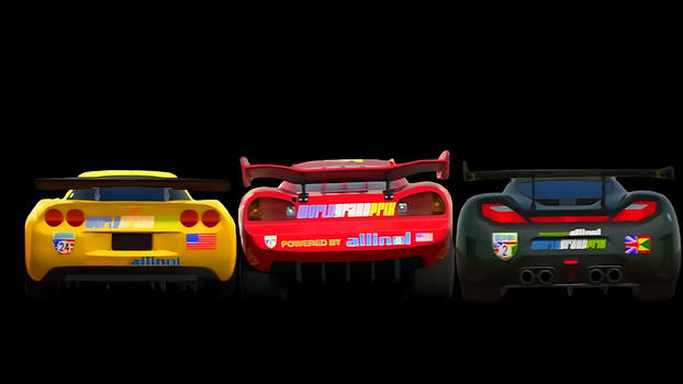 Cars 2 Mcqueen, Jeff, and Lewis