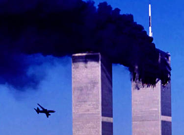 Plane Approaching South Tower