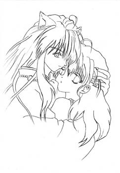 Inuyasha - Print and Colour it