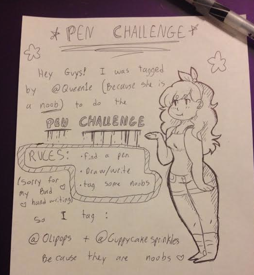 Pen Challenge Meme