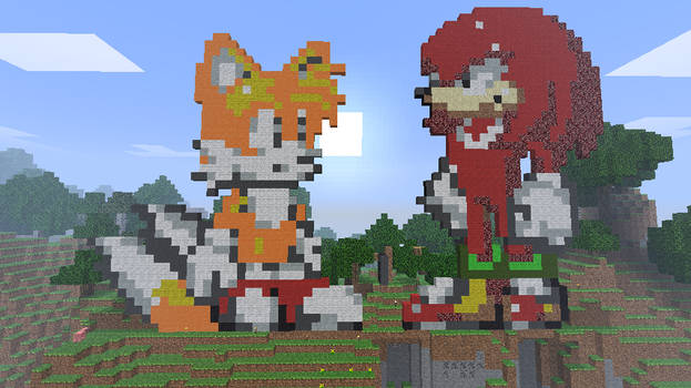 Minecraft - Tails and Knuckles