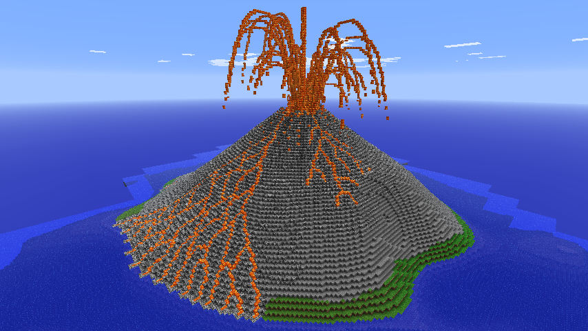 Minecraft Volcano