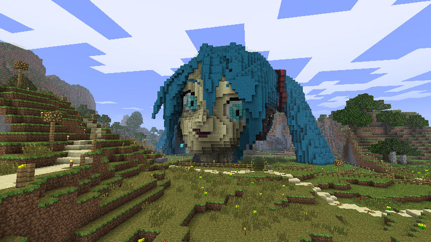 Minecraft - Hatsune Miku by Ludolik on DeviantArt