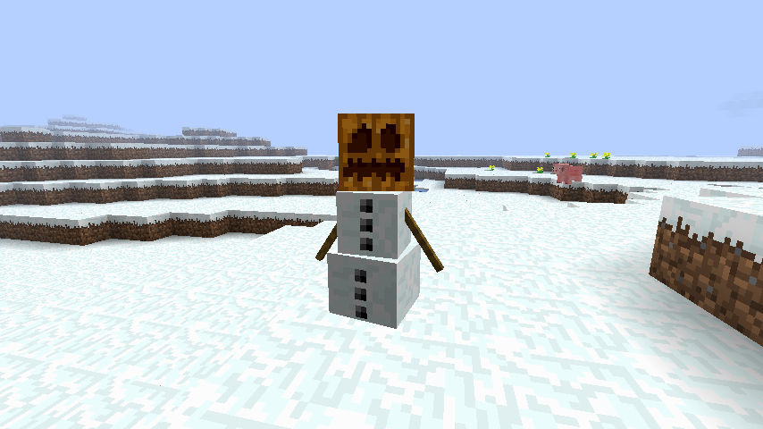 Minecraft Snowman Color In Minecraft - Snowman by Ludolik on DeviantArt