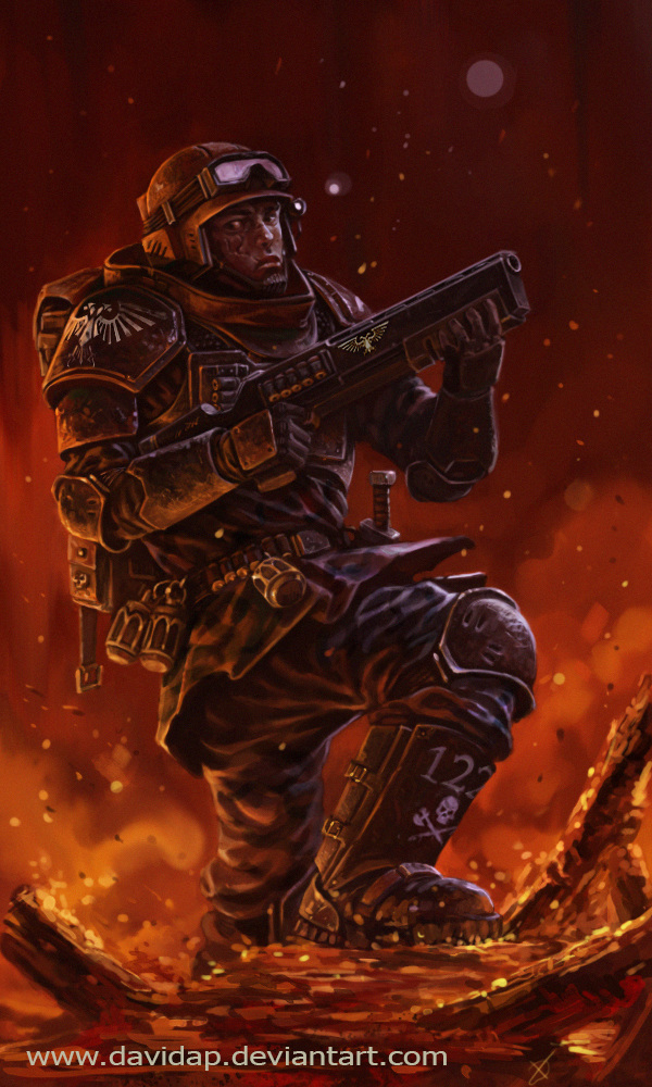 Imperial Guard: Sargent Banes by DavidAP