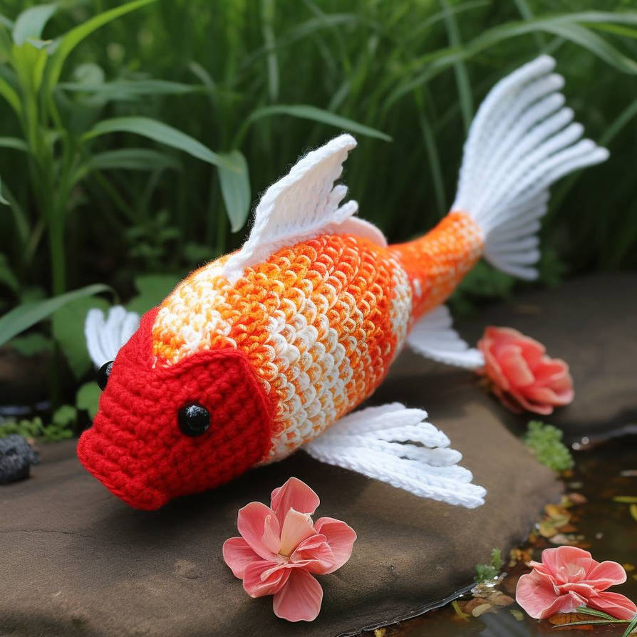 Knitted Koi Fish by dreamydesigning on DeviantArt