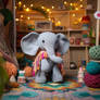 Knitted Elephant 